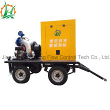 Trailer Mounted Mobile Fast in-Line Centrifugal Water Pump